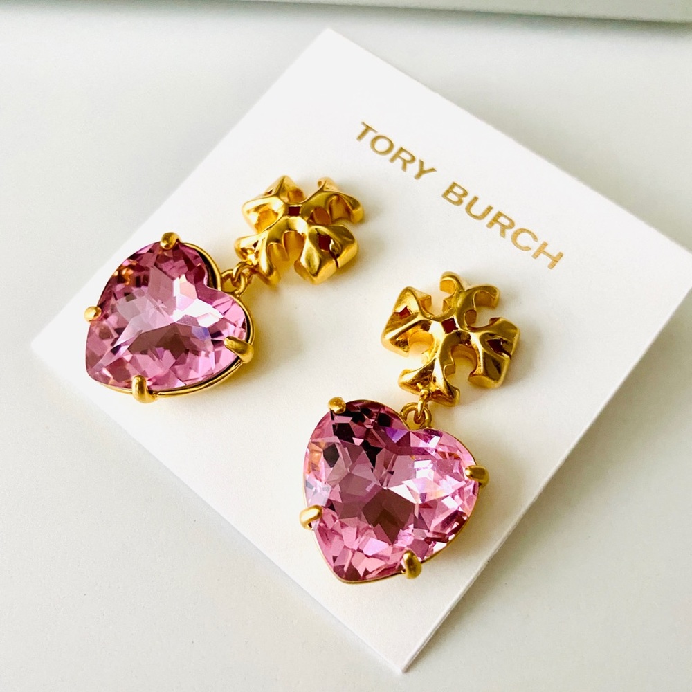 Tory Burch Roxanne Heart Earrings